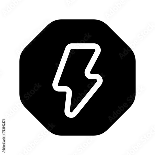 Electric Icon Vector Symbol Design Illustration