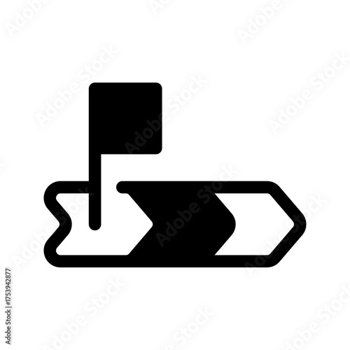 Finish Icon Vector Symbol Design Illustration