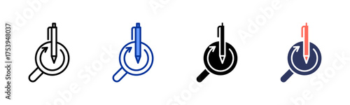 Revision icon sheet multiple style collection