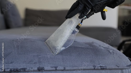 The process of professional sofa upholstery cleaning