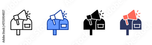 Sponsored Post icon sheet multiple style collection