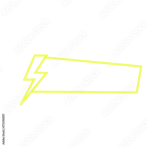 Neon Flash Sale Frame Banner