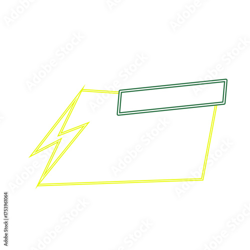 Neon Flash Sale Frame Banner
