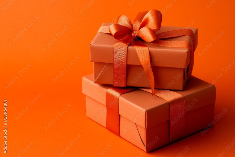 Fototapeta premium Seasonal Autumn Gift and Present Concept for Fall Season Celebrations season