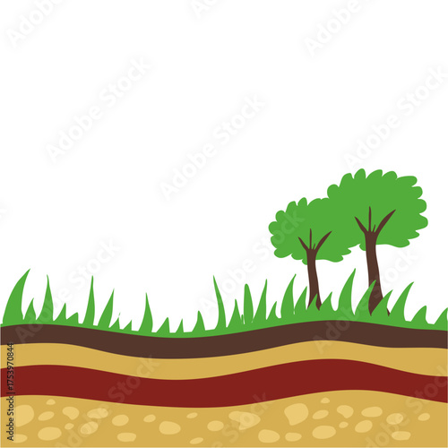 Subsoil layers vector