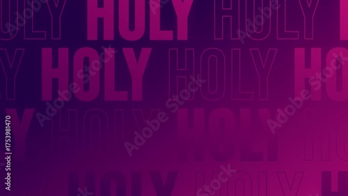 Powerful kinetic typography animation featuring the word 