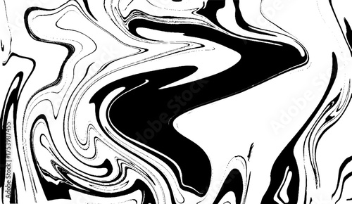 Black Marble ink texture acrylic painted waves texture background. pattern can used for wallpaper or skin wall tile luxurious.
