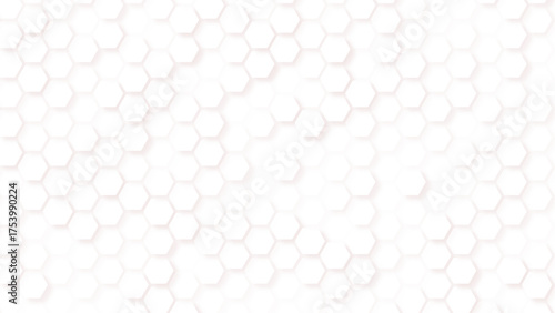 Black honeycomb on a white background. Seamless texture. Flat vector illustration isolated on white background.