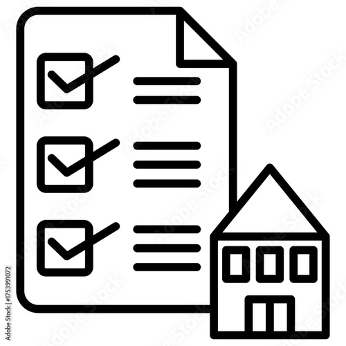 Building Permit Icon