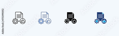 Recommendation Systems Multiple Icon Illustration Vector