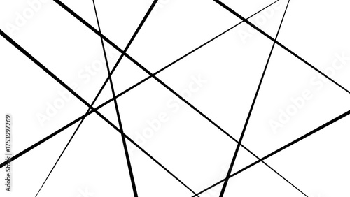 Random geometric line pattern on a black backdrop background. Random line low poly pattern. abstract seamless line vector. 