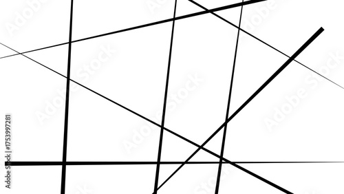 Random geometric line pattern on a black backdrop background. Random line low poly pattern. abstract seamless line vector. 