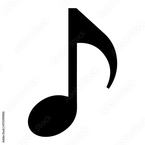 Musical Note Icon Graphic Vector Illustration