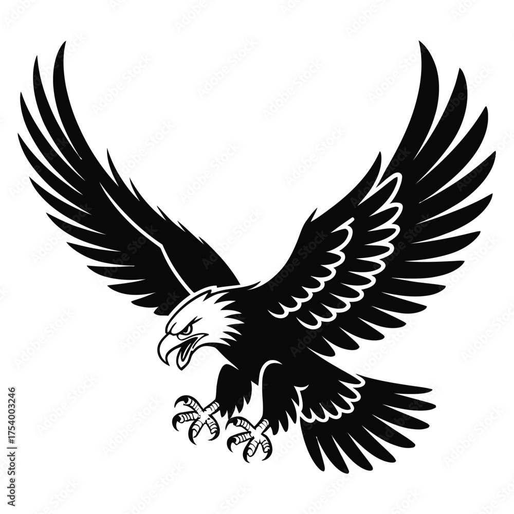 Obraz premium eagle vector illustration