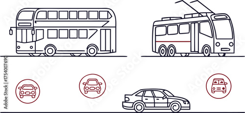 bus vector illustration
