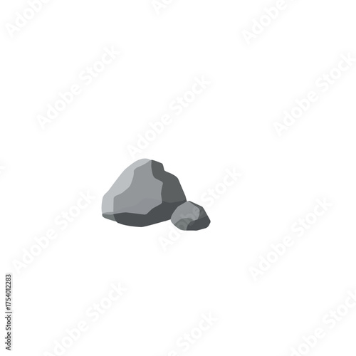 Simple rock illustration