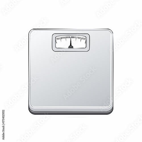Modern bathroom scale for accurate personal weight measurement and effective health monitoring, perfect for tracking fitness goals and maintaining a healthy lifestyle