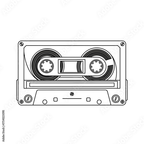 cassette tape vector