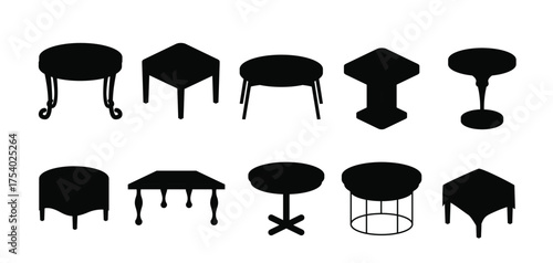 table vector set collection graphic clipart design .