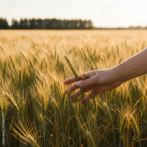 Woman Touching Golden Wheat Crop At Sunset





Show thinking