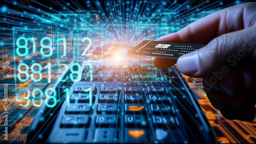 Digital credit card payment system.