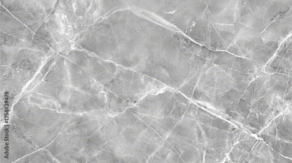 Fototapeta premium Seamless gray marble with intricate veining and polished surface, perfect for elegant designs and backgrounds