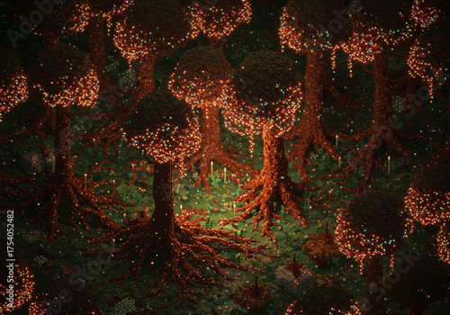 Surreal Pixel Art Worlds — Mythical, Sci-Fi, and Fantasy Landscapes with Absurd Dreamlike Details and Retro Aesthetic