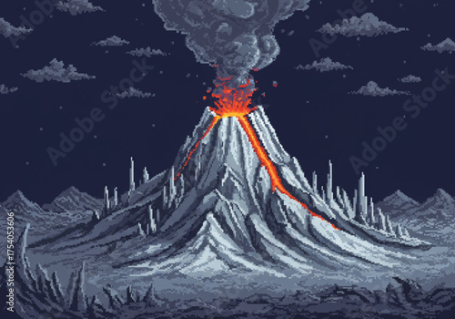 Surreal Pixel Art Worlds — Mythical, Sci-Fi, and Fantasy Landscapes with Absurd Dreamlike Details and Retro Aesthetic