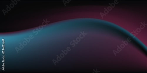 Aesthetic Gradient abstract background black, night, dark, evening, with copy space