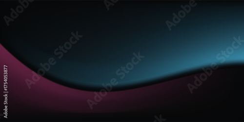 Aesthetic Gradient abstract background black, night, dark, evening, with copy space