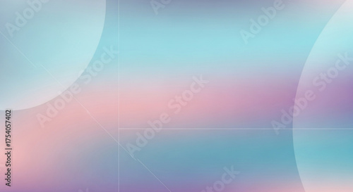 Soft pastel gradient background with blurred circles and lines, creating a dreamy and ethereal atmosphere with a modern and abstract feel