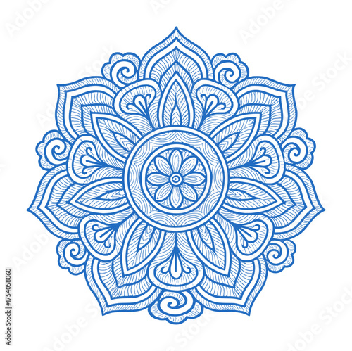 mandala design - handdrawing decoration (artwork 1)