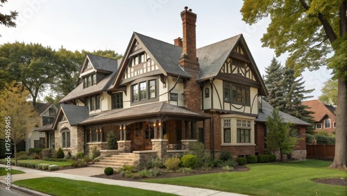 turn of the century tudor craftsman house in Lakewood, Ohio