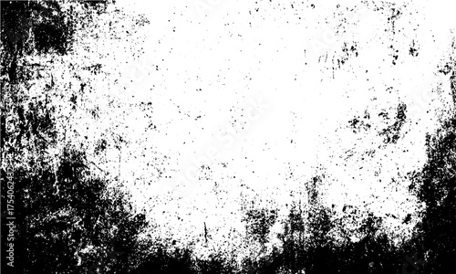 Grunge overlay texture with dust scratches and vintage distressed look , Abstract grunge texture background with two tone rough pattern