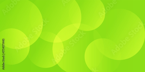 Green Abstract Circle Background. overlapping green circular shapes and gradient tones.vector illustration eps10