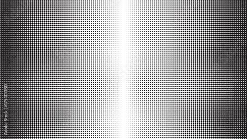 Halftone Pattern Fading From Black To White