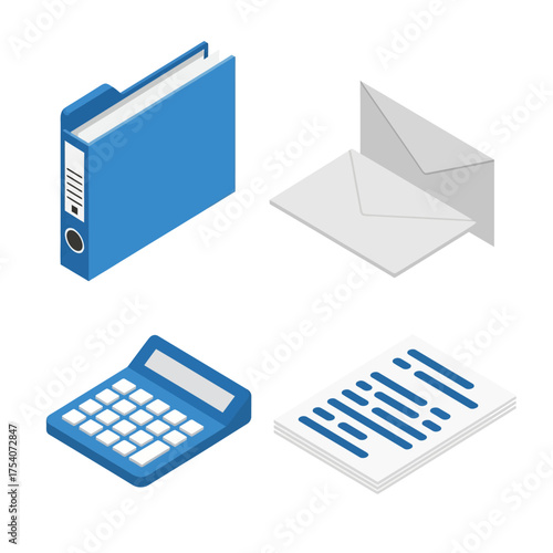 Office supplies and tools for business and work organization.