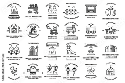 A collection of images of farm life and farm animals