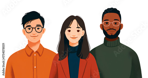 lazyaisheba_an_illustration_of_three_people_one_asian_man_with__a30a90f6-ebce-4707-97c0-a35dccc3a8df.png