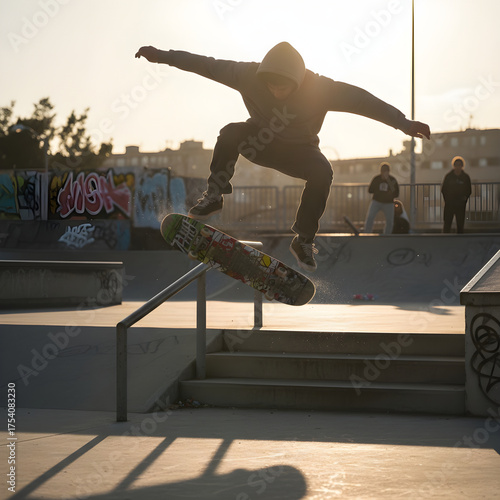 Skateboarding in Urban Environment