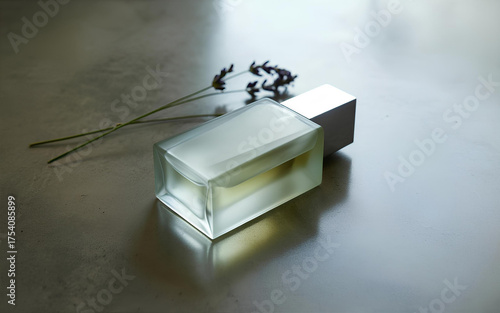 perfume bottle mockup design  Ai genarated 