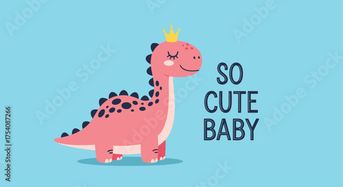 This adorable little dinosaur is so cute and perfect for a baby.