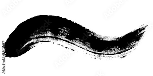  Black ink brush stroke. vector design element for grunge texture. make-up cosmetic mascara brush stroke on white. Watercolor brush stroke isolated.