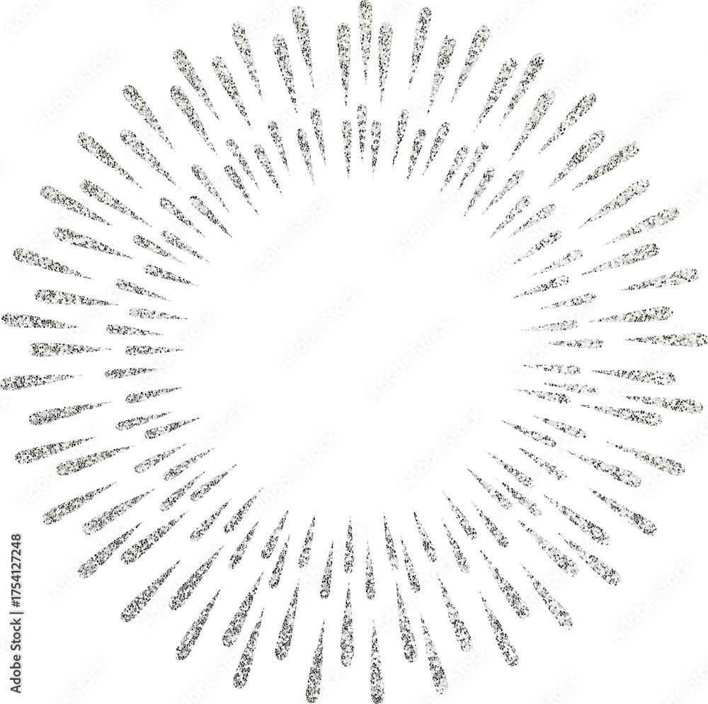 Obraz premium Silver Glitter Firework Sparkler Explosion