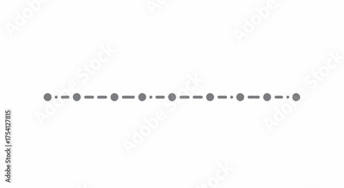 Morse Code Line On White Background For Messaging