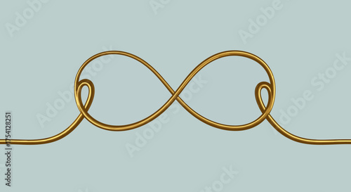 Golden Infinity: Everlasting Symbolism And Elegant Looping Design