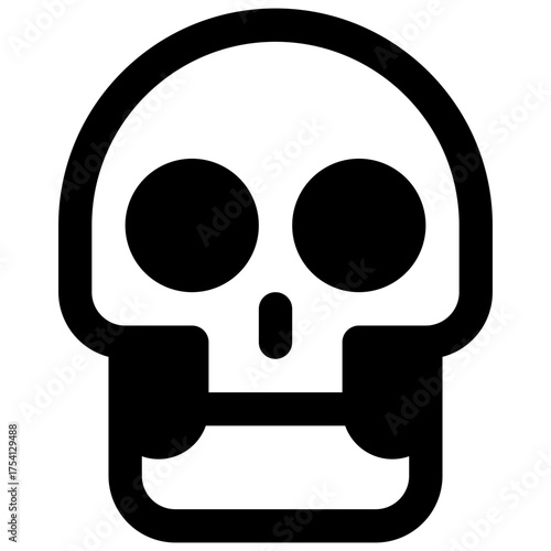 Anthropology. Outlined stroke vector icon with black-filled details.