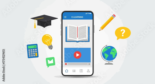 E-Learning on the Go Mobile App for Online Education Resources