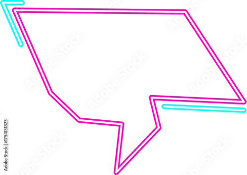 Neon Flash Sale Frame Banner