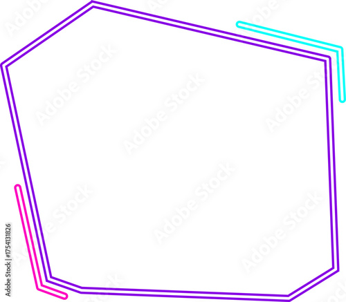 Neon Flash Sale Frame Banner